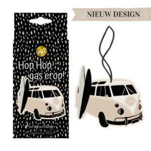 Auto geurhanger Hop hop gas erop