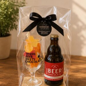 Pakket bier en snoepjes
